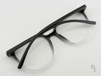 Etna Eclipse Rückansicht eckige Blaulichtfilterbrille für Erwachsene und Jugendliche. Vielseitige Nutzungsmöglichkeit:
Gamingbrille, Mode-Brille,  Antiblaulichtfilter, minimalistisch usw.