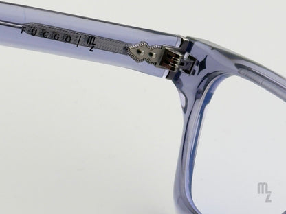 Fuego Arctic Grey Detailaufnahme Bügel innen eckige Acetat Blaulichtfilter Linsen