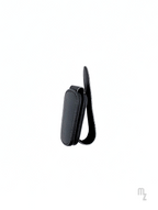 Monaco Clip Case – Kompaktes Brillenetui mit Clipverschluss in elegantem Schwarz.