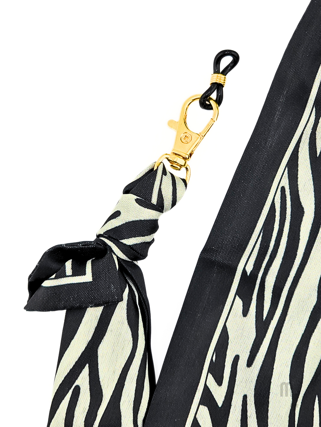 Luxuriöse Brillenkette Savannah Silk aus edler Seide.