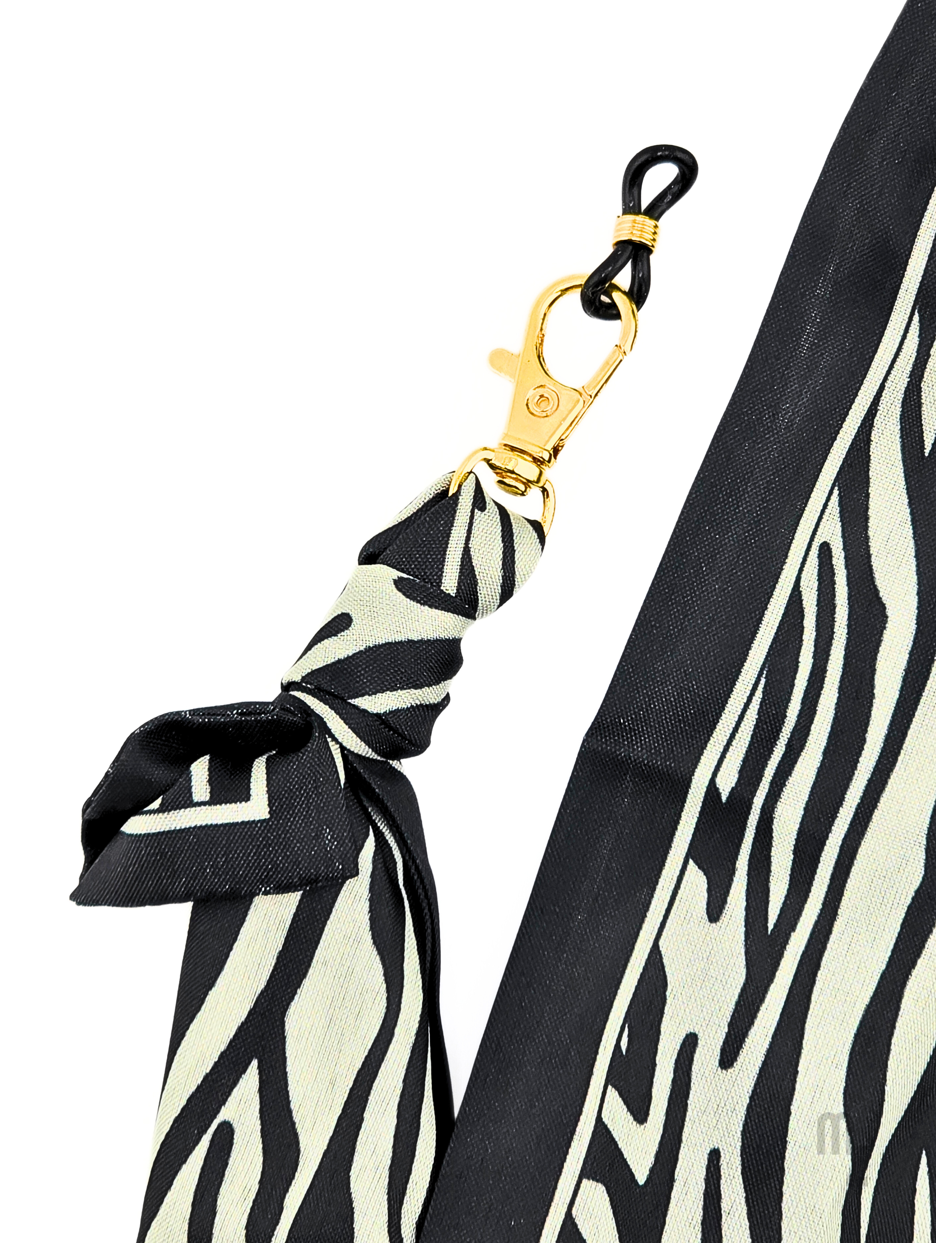 Luxuriöse Brillenkette Savannah Silk aus edler Seide.