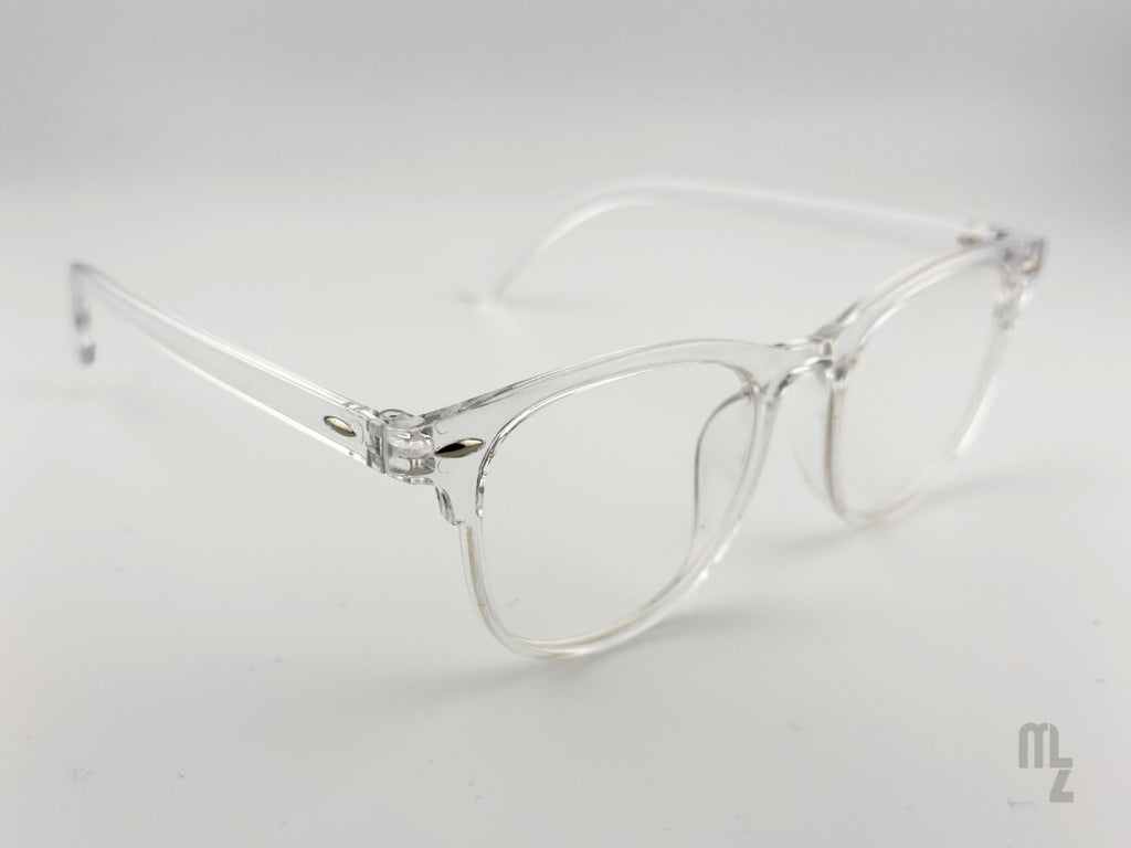 Vesuv Lucid Seitenansicht eckige Blaulichtfilterbrille unisex design für digitale Geräte, Bildschirmgebrauch und Freizeit. Vielseitige Nutzungsmöglichkeit:
Gamingbrille, Mode-Brille,  Antiblaulichtfilter, minimalistisch usw.