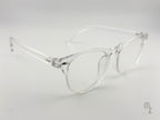 Vesuv Lucid Seitenansicht eckige Blaulichtfilterbrille unisex design für digitale Geräte, Bildschirmgebrauch und Freizeit. Vielseitige Nutzungsmöglichkeit:
Gamingbrille, Mode-Brille,  Antiblaulichtfilter, minimalistisch usw.