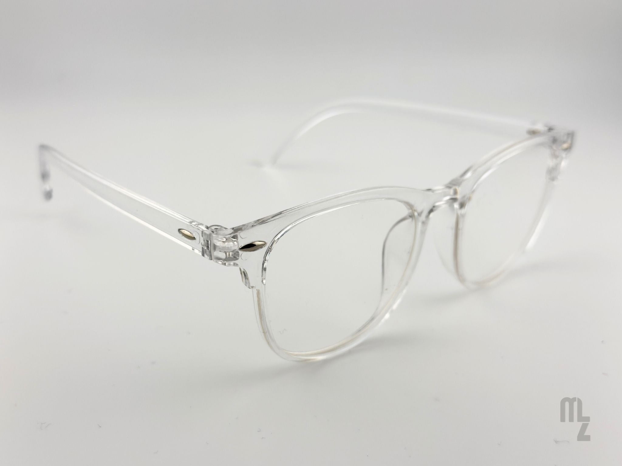Vesuv Lucid Seitenansicht eckige Blaulichtfilterbrille unisex design für digitale Geräte, Bildschirmgebrauch und Freizeit. Vielseitige Nutzungsmöglichkeit:
Gamingbrille, Mode-Brille,  Antiblaulichtfilter, minimalistisch usw.